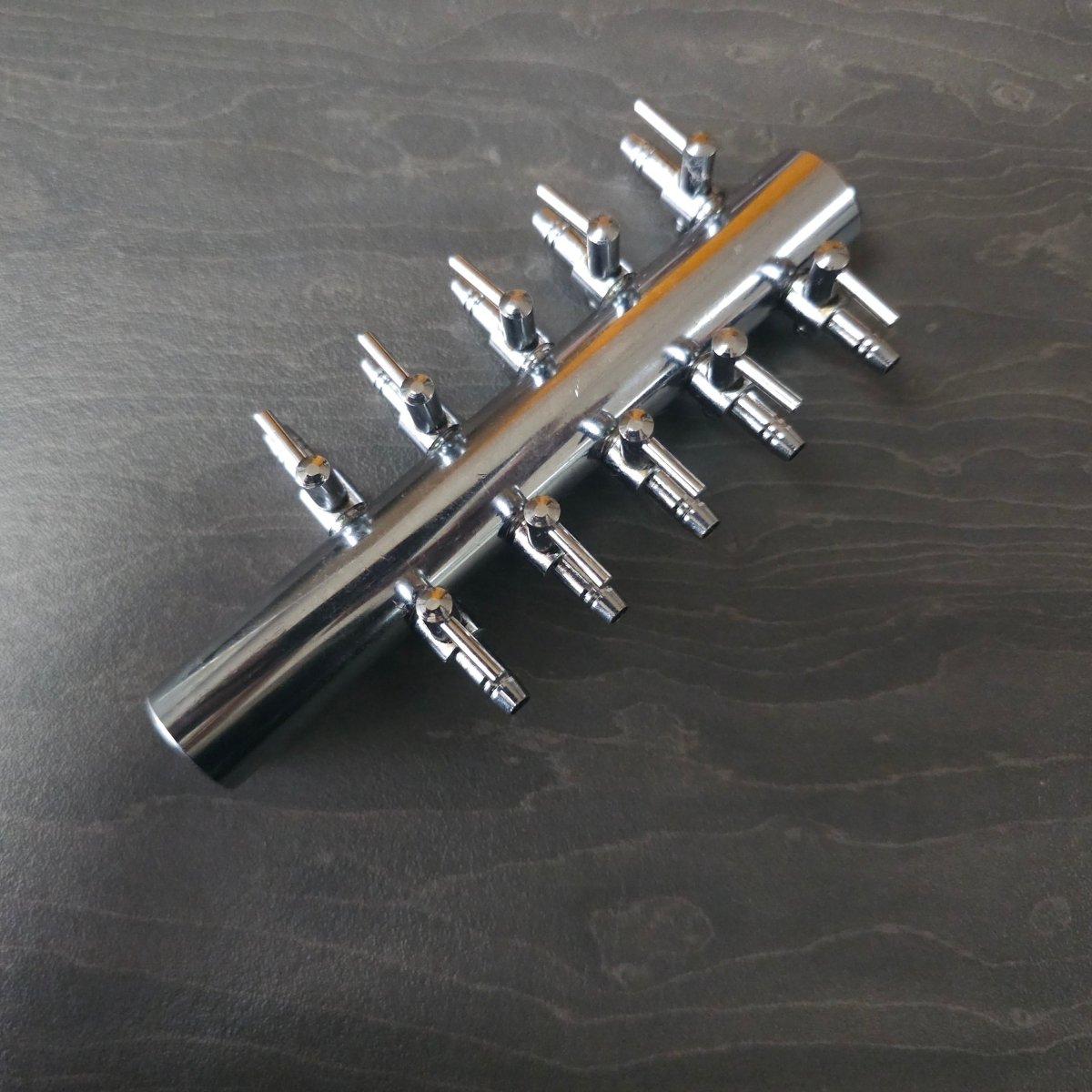 Aeration - Air Pump Manifold Chrome 10 Way - Kitsu Koi - Kitsu Koi - 