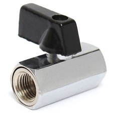 Aeration - 12mm Air Ball Valve 3/8&quot; Female Threads - Evolution Aqua - Kitsu Koi -