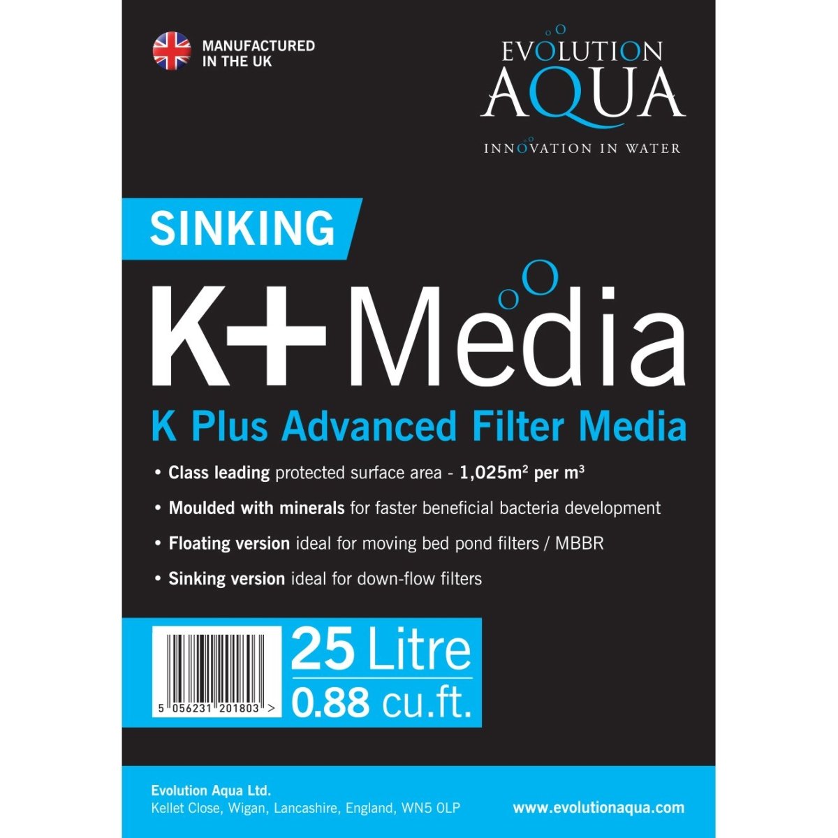 Filter Media - Evolution Aqua K+ Media - Evolution Aqua - Kitsu Koi -