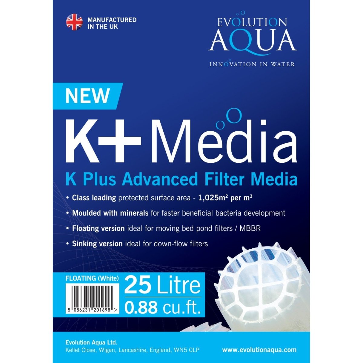 Filter Media - Evolution Aqua K+ Media - Evolution Aqua - Kitsu Koi -