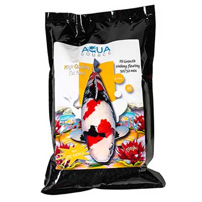 Koi Food - Aqua Source Hi Growth 50/50 - Aqua Source - Kitsu Koi -