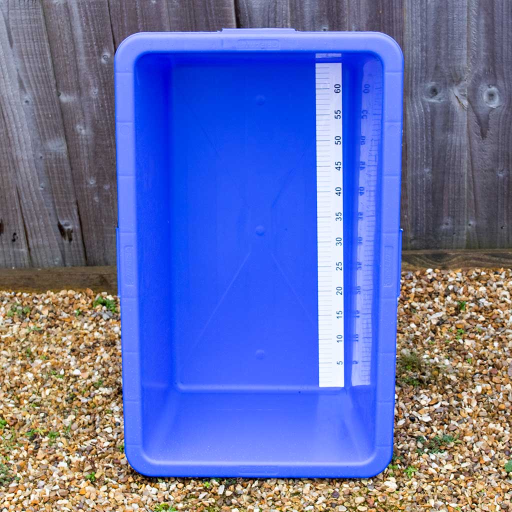 Koi Nets &amp; Bowls - 80cm Blue Measuring Bowl - SuperFish - Kitsu Koi -