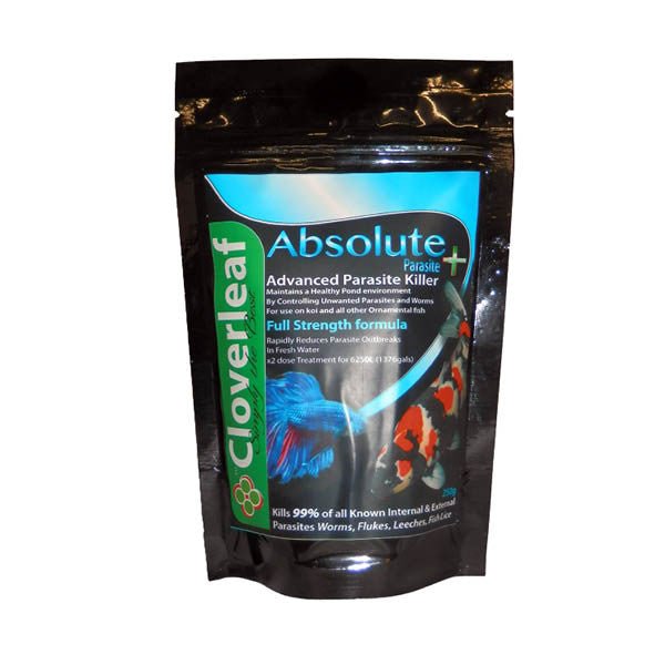 Koi &amp; Pond Treatments - Cloverleaf Absolute Parasite Plus - Cloverleaf - Kitsu Koi -