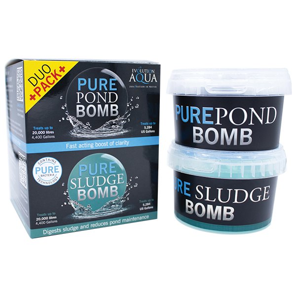 Koi &amp; Pond Treatments - Evolution Aqua PURE Pond Duo Bomb - Evolution Aqua - Kitsu Koi -