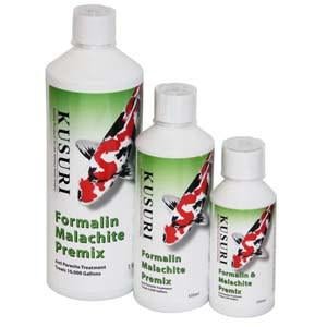 Koi &amp; Pond Treatments - Kusuri 30% Formalin and Malachite Premix - Kusuri - Kitsu Koi -