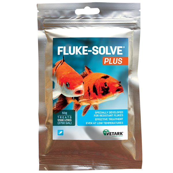 Koi &amp; Pond Treatments - Vetark Fluke - Solve PLUS - Vetark - Kitsu Koi -