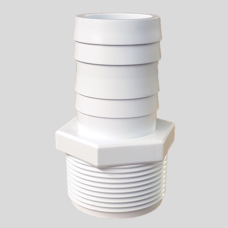 Pipework - 1.5&quot; Threaded Hosetail for 38mm/40mm/1.5&quot; Flexible pipe - Kitsu Koi - Kitsu Koi -