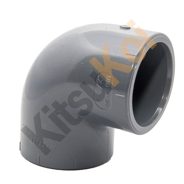 PVC Pressure 90 Degree Plain Elbow/Bend Kitsu Koi