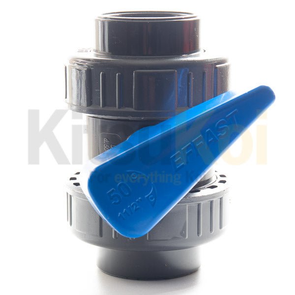 Pipework - PVC Pressure Double Union Ball Valves - Kitsu Koi - Kitsu Koi -