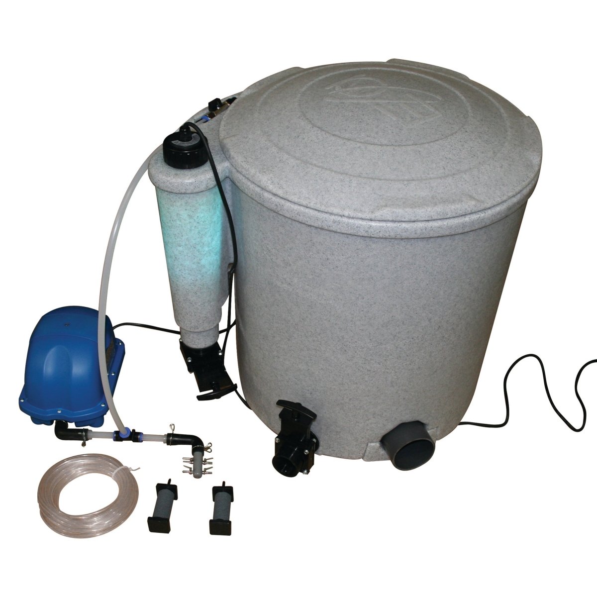 Pond Filters - Evolution Aqua EazypodAir Complete inc 70lpm Airpump Kit &amp; 18W UV - Evolution Aqua - Kitsu Koi -