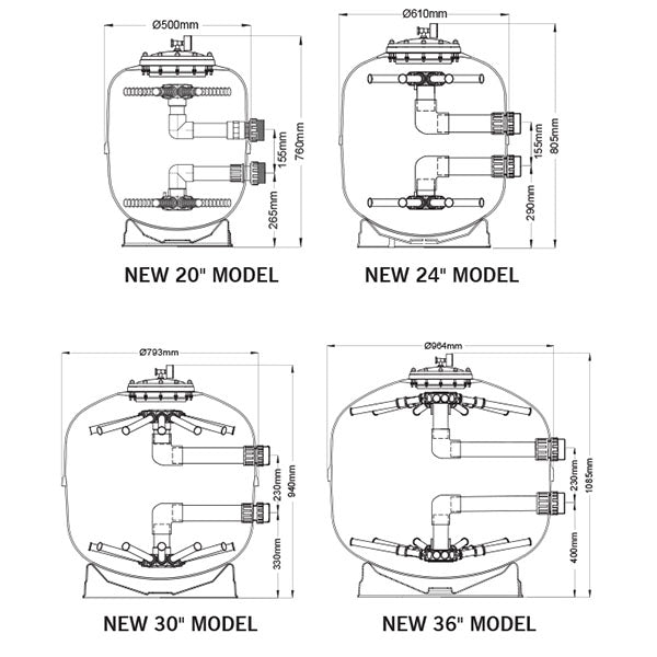 Pond Filters - Evolution Aqua K1 Micro Bead Filter 24&quot; - Evolution Aqua - Kitsu Koi -