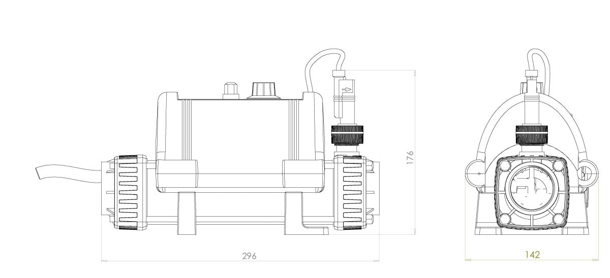 Pond Heating - Elecro Nano - Cygnet Aquatic Heater - Elecro - Kitsu Koi -